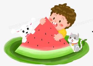 吃瓜娱乐素材图片高清